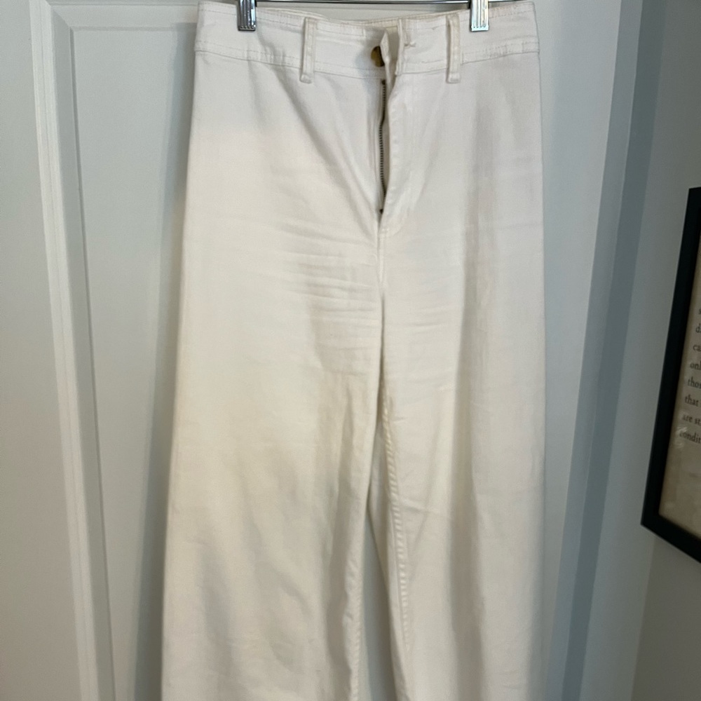 Billabong White High Waist Jeans Free Fall